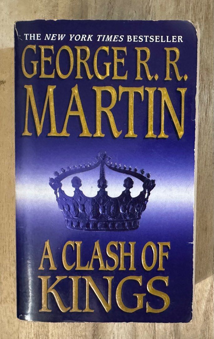 A Game of Thrones Books (Category: Storybooks) located in San Pedro. Submitted by pageturner19 (Listing ID 1394142570, Image 2). Description: A Clash of Kings A Storm of Swords A Feast for Crows Price per book With foxing and tanned pages .