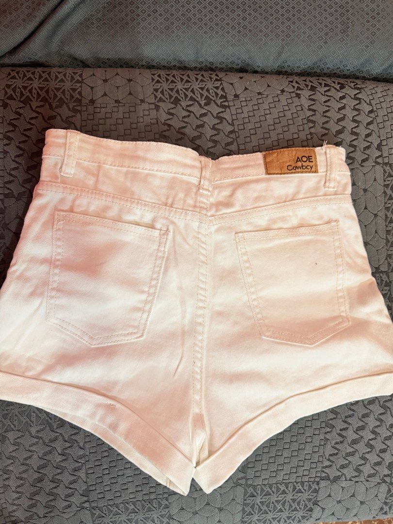 AA style white short clean cut (Category: Shorts) located in Cavite. Submitted by oldthreadsz (Listing ID 1394062385, Image 2). Description: Size 26-27 Lenght 13.
