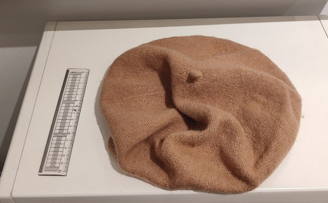 Beret, Knitted Beanie and Baker boy Hat (Set) (Category: Hats & Beanies) located in Manila. Submitted by ovenovenn (Listing ID 1394185896, Image 2). Description: - Brown beret - Black knitted beanie - Light brown baker boy hat - All bought in Landmark.
