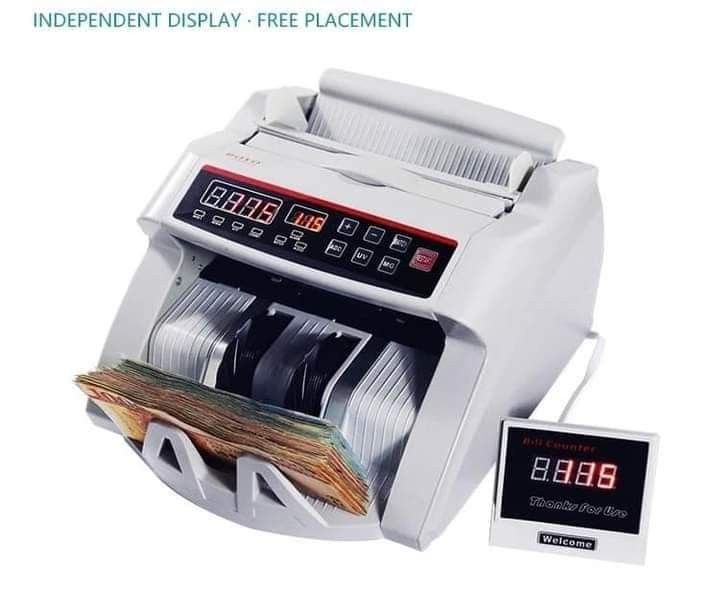 Bill Counter with Independent Display (Category: Office & Business Technology) located in Manila. Submitted by nixdcruz (Listing ID 1394155062, Image 2). Description: - Independent display for easy viewing. - Features a power switch. - Includes machine vents and slip pads. - Explicit interface and adjustment screw on the back. - Separate display unit with " for Use" and "Welcome" messages..