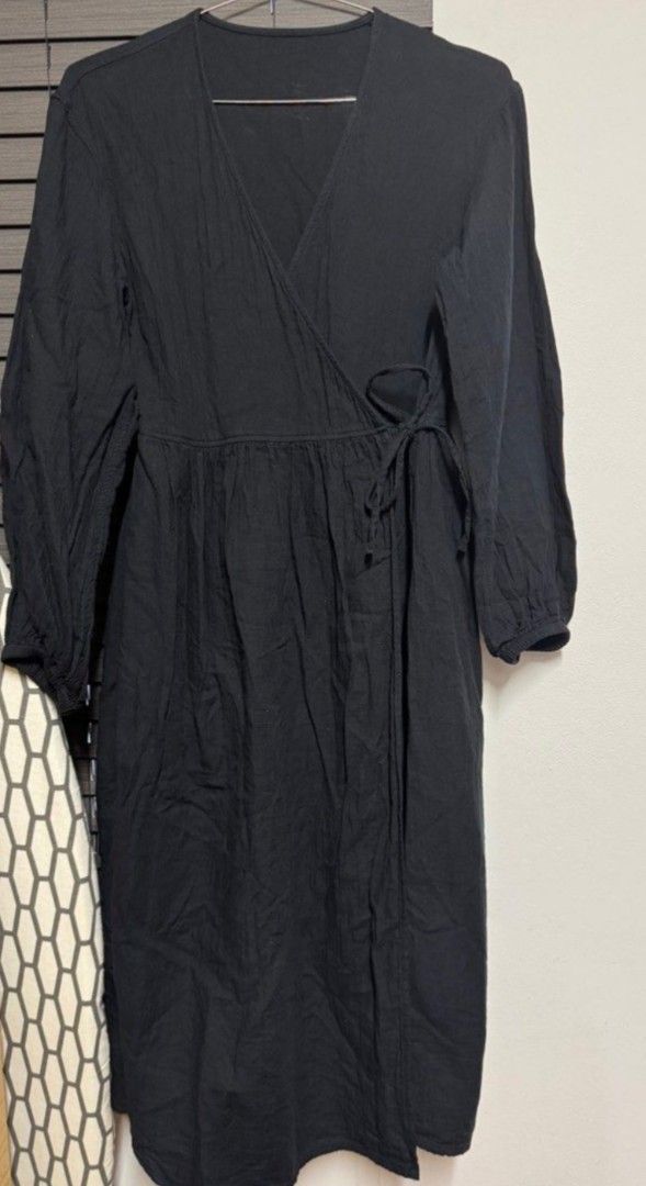 muji black dress Linen Sleeveless Dress | Women's Spring Dresses