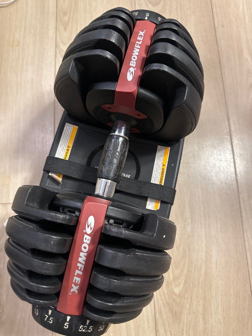 Select 552 Bowflex SelectTech 552 Adjustable Dumbbell, Sports Equipment, Exercise ...