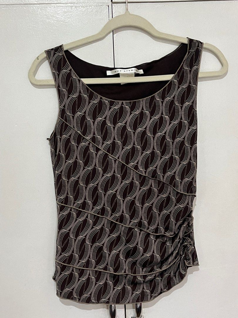 Brown Tank Top (Category: Blouses) located in Marilao. Submitted by dnncsd (Listing ID 1394073158, Image 3). Description: Small.
