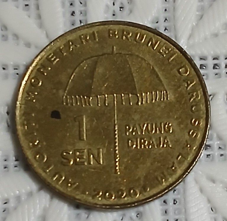 Brunei 1 sen 2020 (Category: Currency) located in Lipa City. Submitted by MAGBABALOT7 (Listing ID 1394039758, Image 1). Description: commemorative coins nickel brass composition 17.78 mm in diameter.