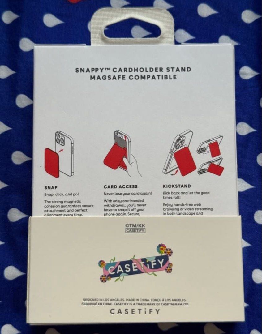 ケースティファイ　村上隆　 SNAPPY TRADING CARD HOLDER ケースティファイ 村上隆 SNAPPY TRADING CARD HOLDER Takashi