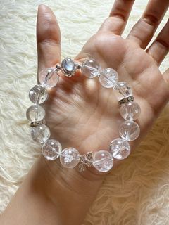利姆利亞白水晶diy水晶手串   12.8mm64193055095681110