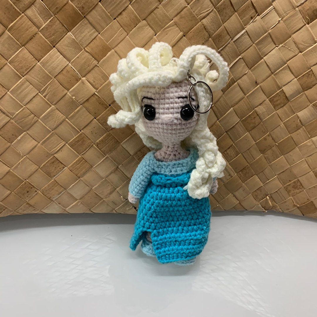 Elsa frozen crochet key chain (Category: Character Goods) located in Manila. Submitted by thebookclubz (Listing ID 1394141803, Image 1). Description: .