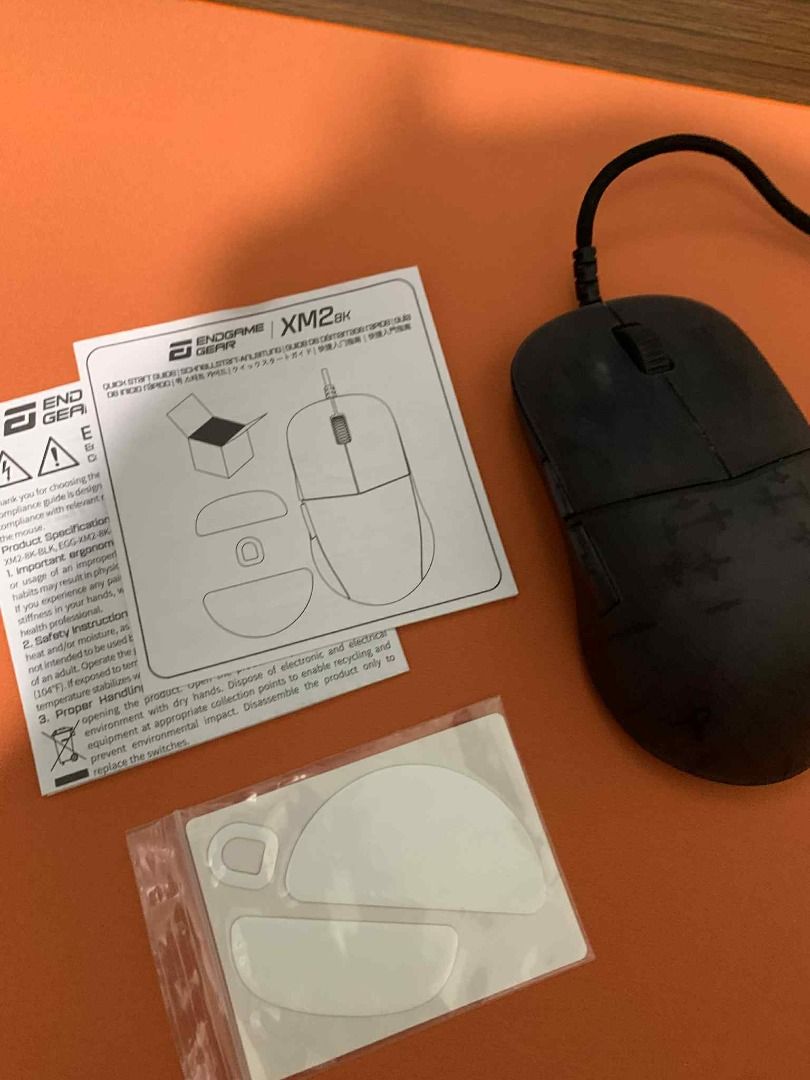 EndGame Gear XM2 8k (Category: Mouse & Mousepads) located in Caloocan City. Submitted by fastdeer-3973 (Listing ID 1394073607, Image 3). Description: Endgame Gear XM2 8K - bought on Aug. 14, 2025 from Rotobox PH - with box and complete accessories - used sparingly for 2 weeks - in great condition, no hardware issues - bought for PHP 2,400 - RFS: shape not for him / extra mouse Delivery: Grab or Lalamove.