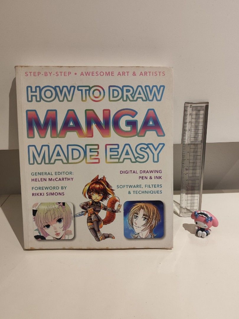 How To Draw Manga Made Easy (Helen McCarthy) (Category: Comics & Manga) located in Manila. Submitted by ovenovenn (Listing ID 1394172806, Image 1). Description: Detailed step by step process on how to draw manga in different artstyles.