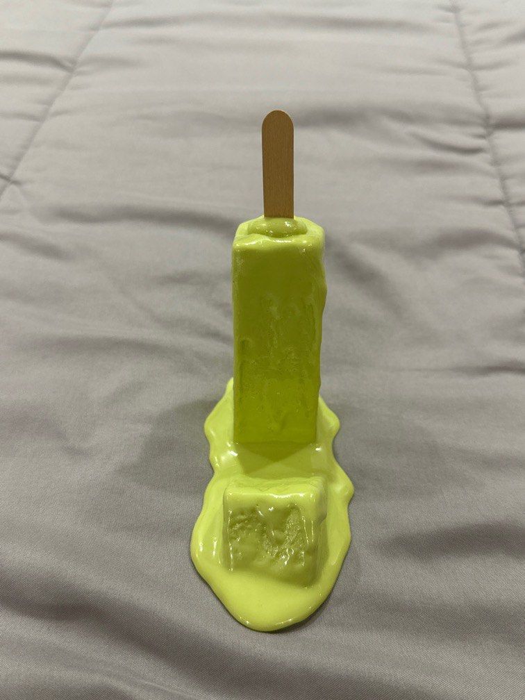 Ice Cream Bar Melona Phone Stand (Category: Other Home Decor) located in Manila. Submitted by ycg910 (Listing ID 1394124751, Image 2). Description: High quality phone stand from fooding shop (Korea) that is shaped like a melting popsicle / Melona!! :) .