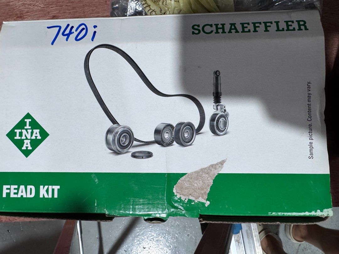 INA Tensioner & Deflection Pully Kit for BMW B58 Engines, Car ...