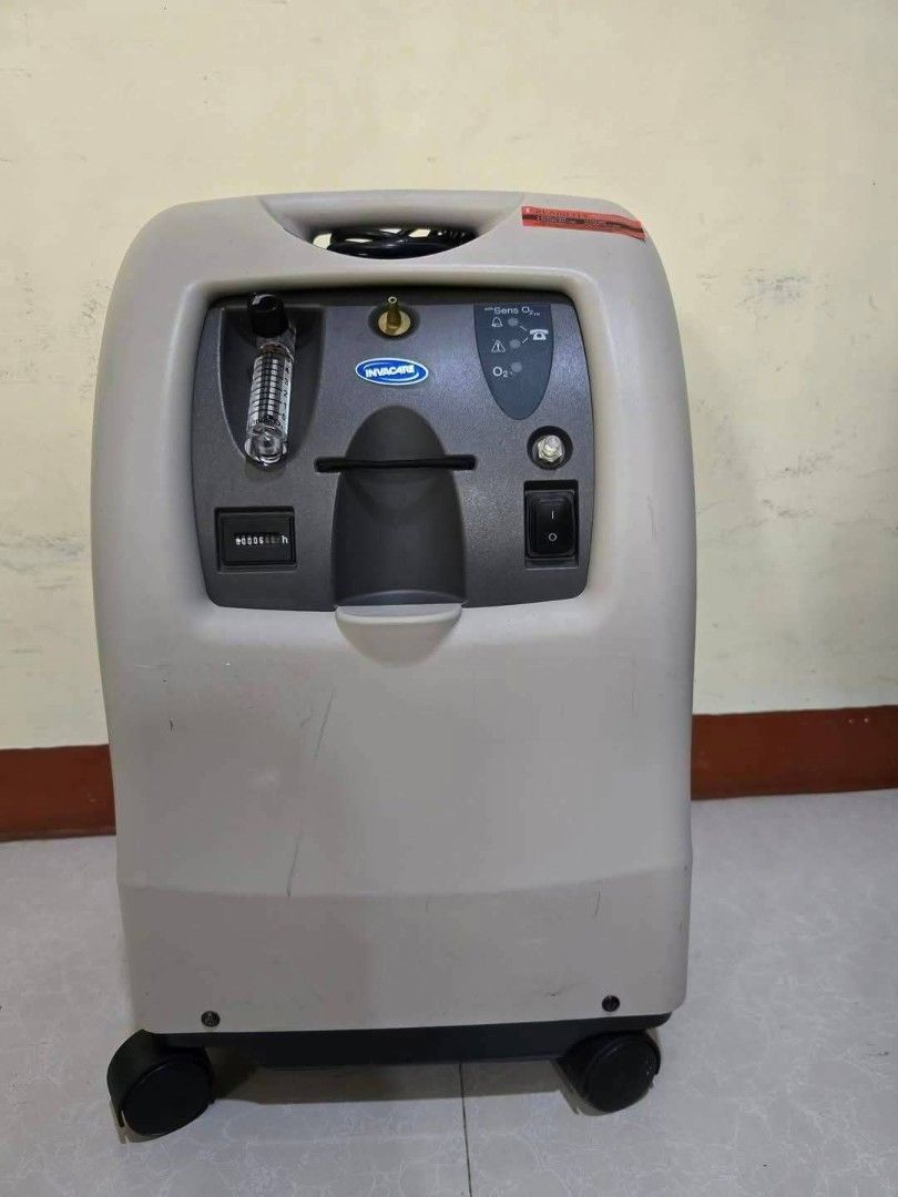 Invacare HomeFill Oxygen Concentrator (Category: Medical Supplies & Tools) located in Cainta. Submitted by reabilty (Listing ID 1394198934, Image 1). Description: - Invacare HomeFill oxygen concentrator - Only 6 hours of use - Includes all accessories - Features flow meter and power switch - Mobile unit with wheels.