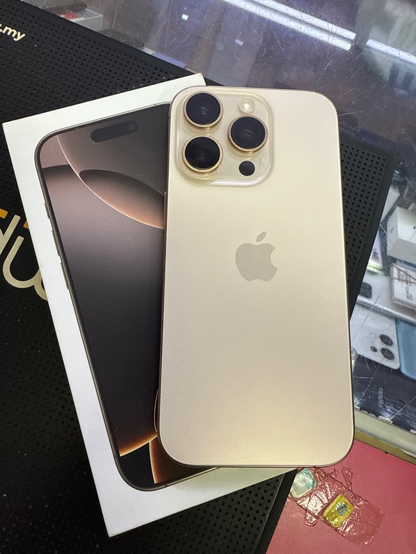 IPhone 16 Pro 128GB Desert Titanium Mobile Phones Gadgets Mobile 