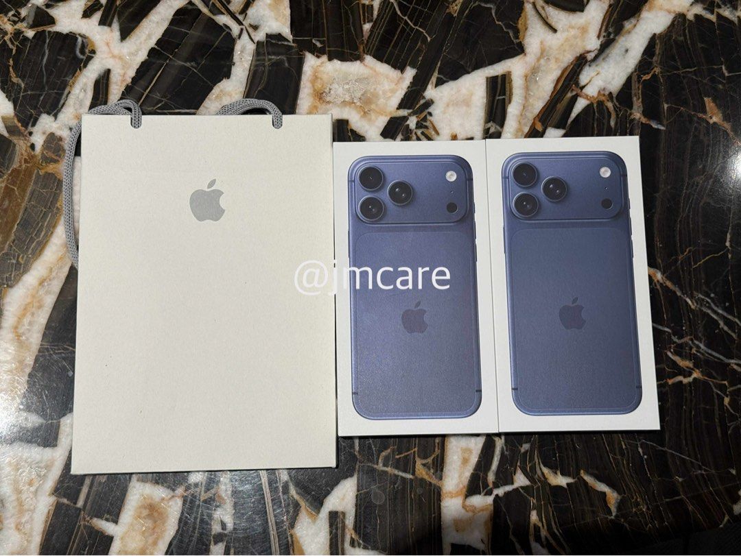 Iphone 17pro max 1tb 2tb (Category: iPhone 17 Series) located in Davao. Submitted by jmcare (Listing ID 1394173606, Image 2). Description: Brand new Onhand Iphone 17 pro max.