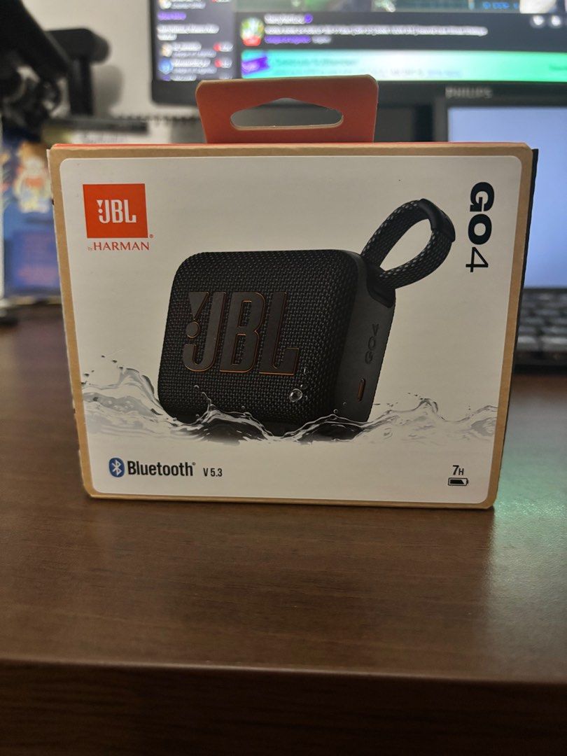 JBL GO4 Portable Bluetooth Speaker - Black63825887523458110