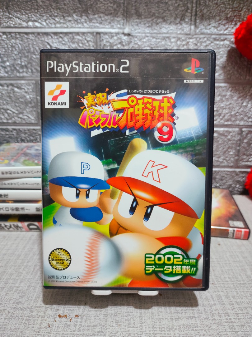 Jikkyou Pro Yakyuu 9 Ketteiban PS2 - NTSC-J Japon Complet, état Correct, Konami