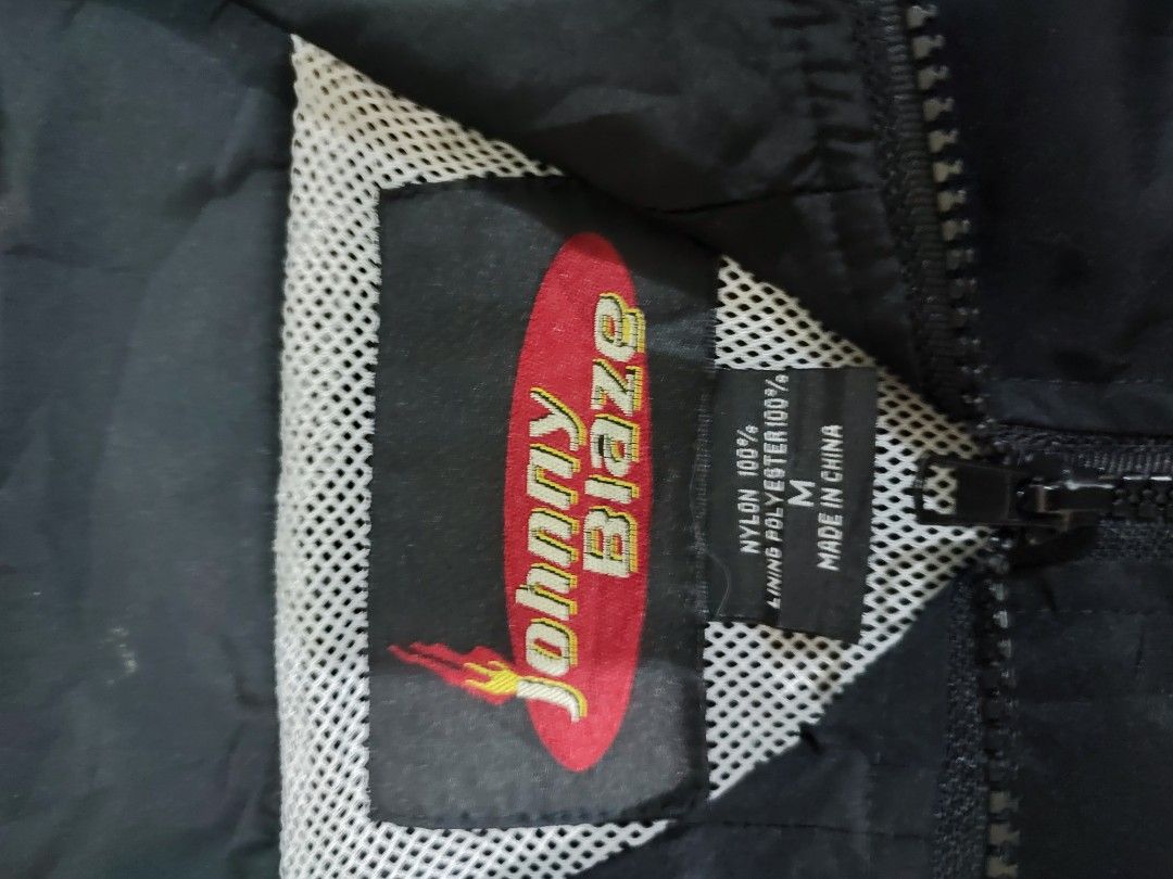 Johnny blaze flame jacket (Category: Coats, Jackets and Outerwear) located in Mankayan. Submitted by frugalarchive (Listing ID 1394164869, Image 2). Description: issues:none all designs are embroidered windbreaker jacket.