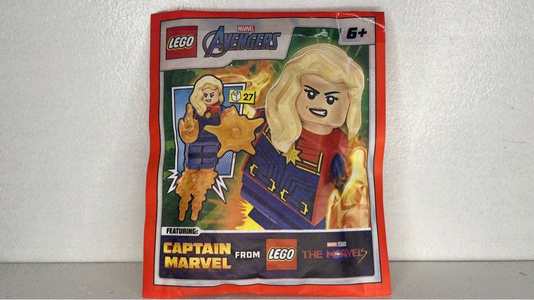 LEGO Marvel Super Heroes: Captain Marvel (242321) (Category: Lego & Building Sets) located in Las Pinas. Submitted by brickwars (Listing ID 1394167260, Image 1). Description: Paper bag - Brand New/Sealed - 4 pcs available MOP: Gcash/UnionBank/GoTyme Bank.