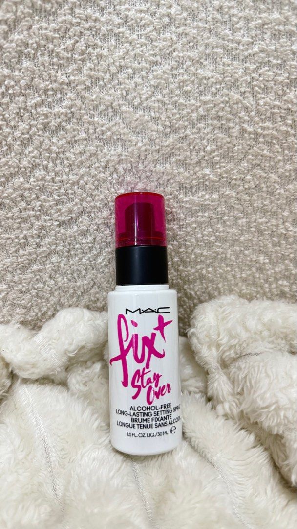 MAC Fix+ Stay Over Long Lasting Spray (Category: Makeup) located in Pasig City. Submitted by maliashoppingaccount (Listing ID 1394099297, Image 1). Description: Setting Spray SRP P1560.