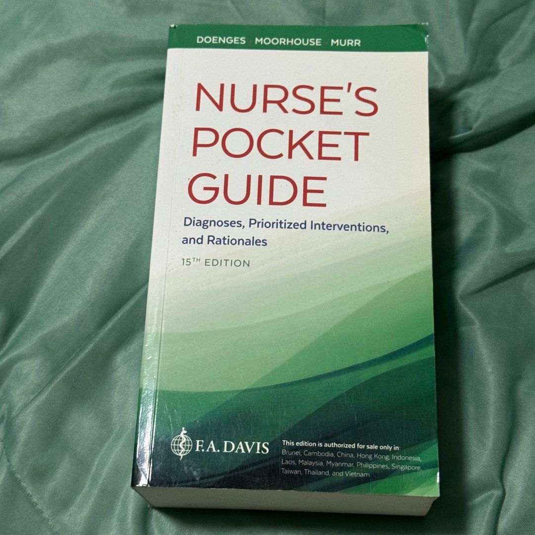 NANDA 15th edition (Category: Textbooks) located in Manila. Submitted by ajuriize (Listing ID 1394156284, Image 1). Description: - good as new - used twice - price can be slightly negotiable - discounts if buying other items from what im selling - loc: south caloocan / ust area / san juan - can do meet ups around ust area but prefer delivery (shouldered by buyer) - dont hesistate to message me your questions!.