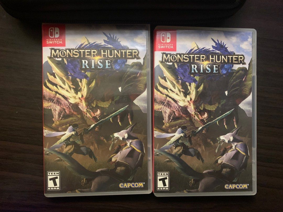 Nintendo Games (Category: Nintendo) located in Quezon City. Submitted by echojao (Listing ID 1394196440, Image 2). Description: 👾Games available👾 Monster Hunter Rise with case (1) - ‼️SOLD‼️ Monster Hunter Rise with case (2) - 1100 Monster Hunter Stories (cartridge only) - 1000 Animal Crossing (cartridge only) - ‼️SOLD‼️ Super Mario Odyssey (cartridge only) - ‼️SOLD‼️.