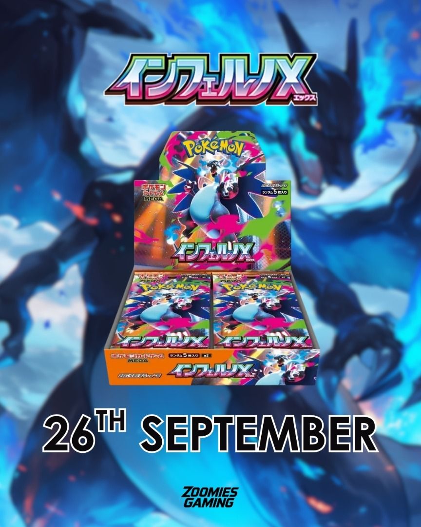 inferno x booster box case INFERNO X SEALED CASE OF 12 ($260/BOX) – Poke Guru Trading Cards