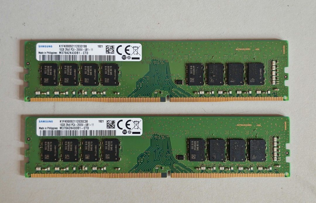 SAMSUNG PC4-2666V 16GB×2 計32GB ノートパソコン用 ③ノートPCメモリ DDR4