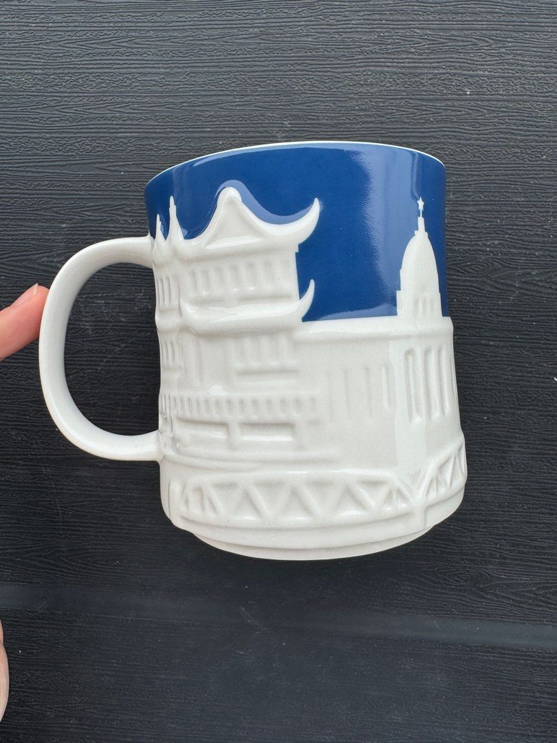 Shanghai Relief Starbucks Mug (Category: Dinnerware & Cutlery) located in Cebu City. Submitted by newfoundgems (Listing ID 1394036119, Image 3). Description: Unused, displayed only. With SKU. Will ship in box (not orig). DM for more pics/details. 📍Cebu City, can ship nationwide 📦 Buyer shoulders shipping/delivery fees via Grab, Lalamove, J&T MOP: Gcash, BPI or BDO.