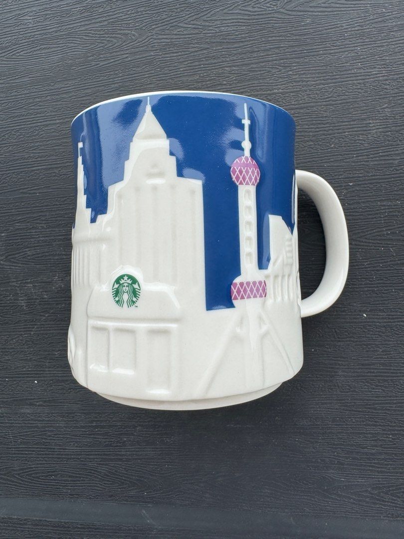 Shanghai Relief Starbucks Mug (Category: Dinnerware & Cutlery) located in Cebu City. Submitted by newfoundgems (Listing ID 1394036119, Image 2). Description: Unused, displayed only. With SKU. Will ship in box (not orig). DM for more pics/details. 📍Cebu City, can ship nationwide 📦 Buyer shoulders shipping/delivery fees via Grab, Lalamove, J&T MOP: Gcash, BPI or BDO.