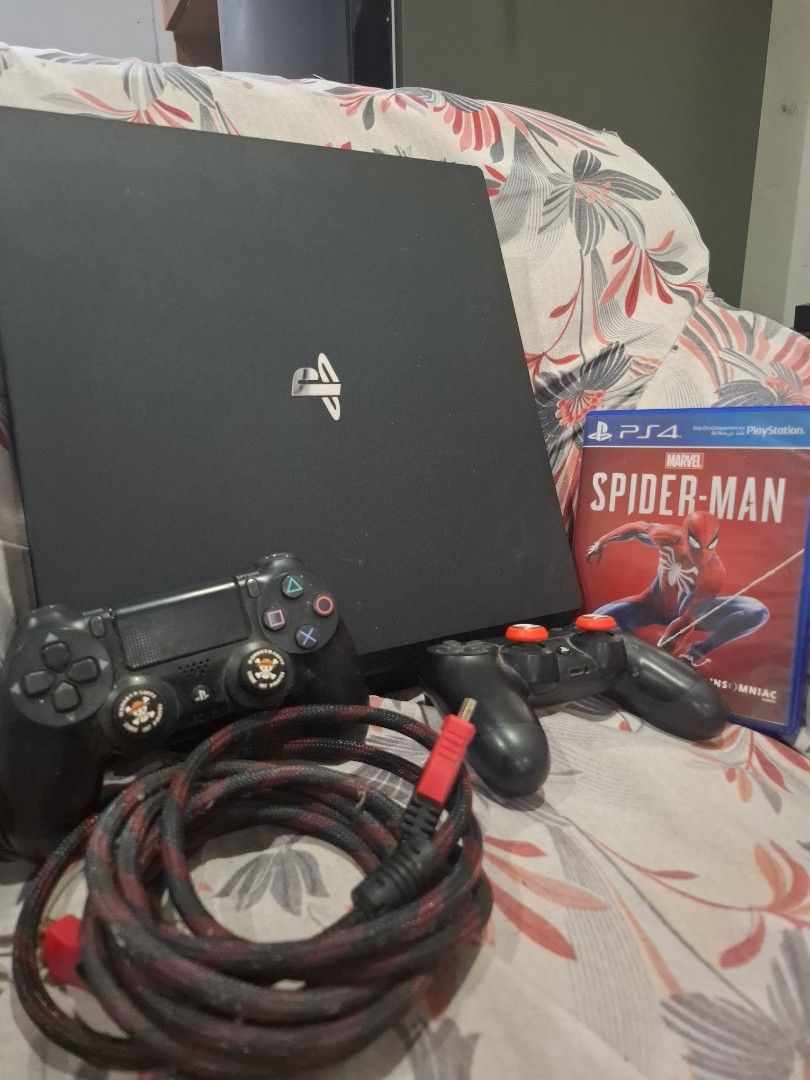 Sony PS4 Pro console (Category: Other Gadgets) located in Caloocan City. Submitted by joviebalahadia (Listing ID 1394016545, Image 1). Description: 800 gb slim console lightly used without box rfs need to buy equipment for the new hobby we can test at home pm for details.