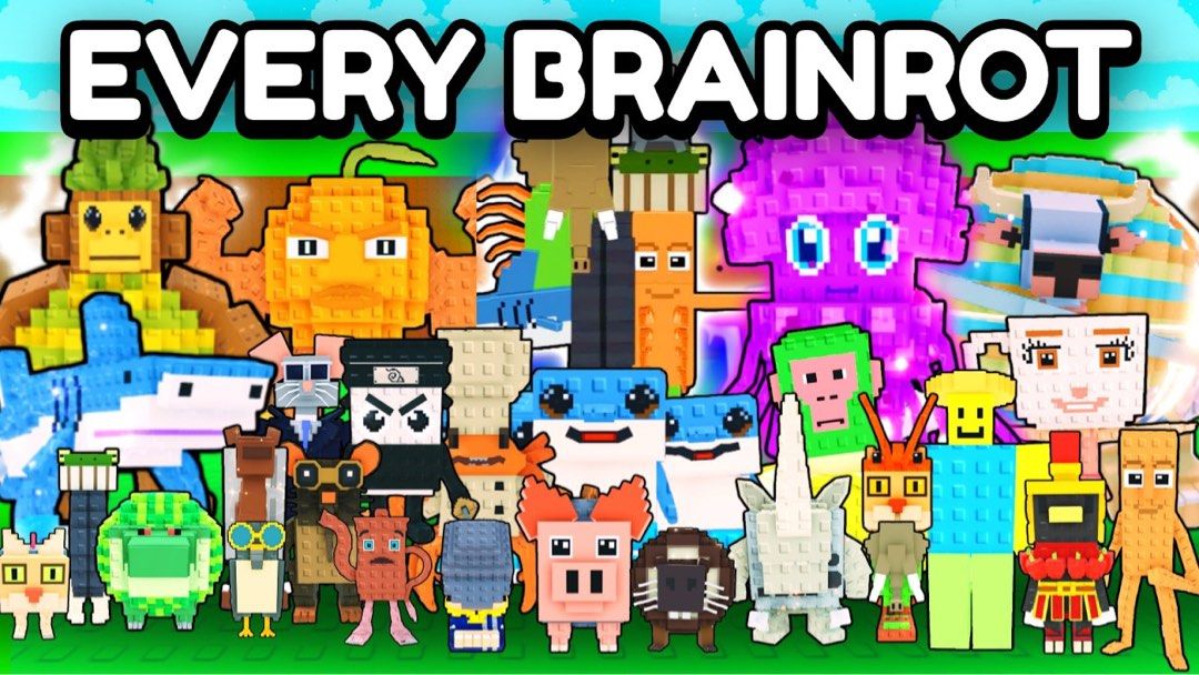 Steal A Brainrot Sur Roblox - Collection Brainrot - 135M/s - Livraison Rapide