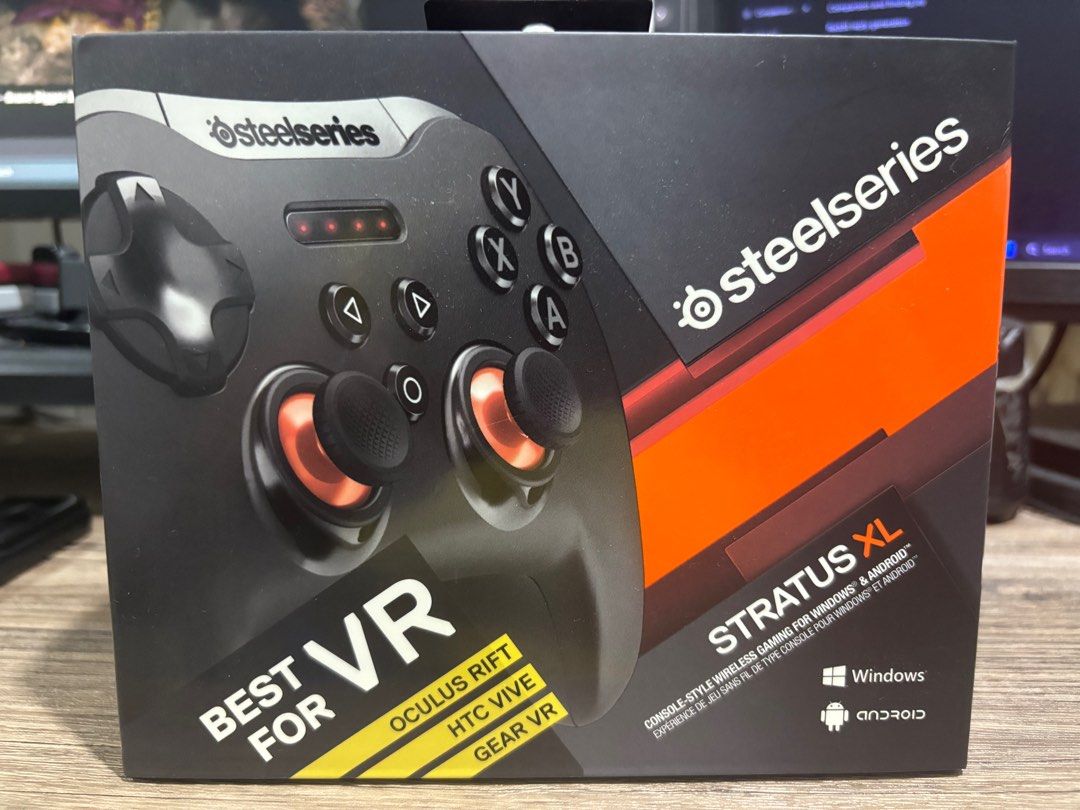 SteelSeries Stratus XL (Category: Controllers) located in Antipolo. Submitted by gamercado (Listing ID 1394169779, Image 1). Description: Used for only 3 months. Compatible with Windows, Android, even the SteamDeck!.