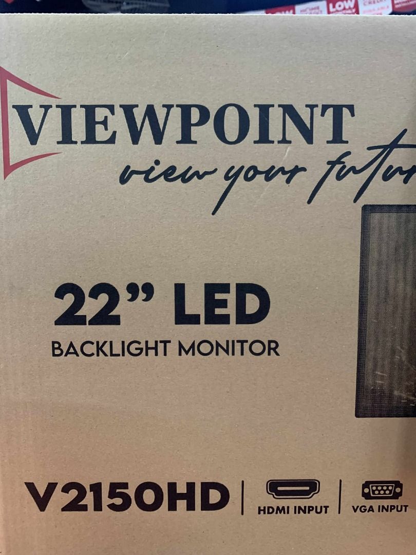 VIEWPOINT 21.5-INCH 75Hz V2150HD TN PANEL BLACK (Category: Monitor Screens) located in Manila. Submitted by egs_niro (Listing ID 1394032795, Image 1). Description: VIEWPOINT 21.5-INCH 75Hz V2150HD TN PANEL BLACK 🕒 STORE HOURS (10:00AM - 8:00PM / MONDAY-SATURDAY) ✔️ 𝗕𝗿𝗮𝗻𝗱𝗻𝗲𝘄 ✔️ 𝘀𝘁𝗼𝗿𝗲 𝘄𝗮𝗿𝗿𝗮𝗻𝘁𝘆 & 𝗿𝗲𝗽𝗹𝗮𝗰𝗲𝗺𝗲𝗻𝘁 ✔️ 𝗯𝘂𝗹𝗸 𝗼𝗿𝗱𝗲𝗿𝘀 🛒 Online Orders call ; 0998 258 2723 🏢 Walk-ins Welcome! MARIKINA / BULACAN.