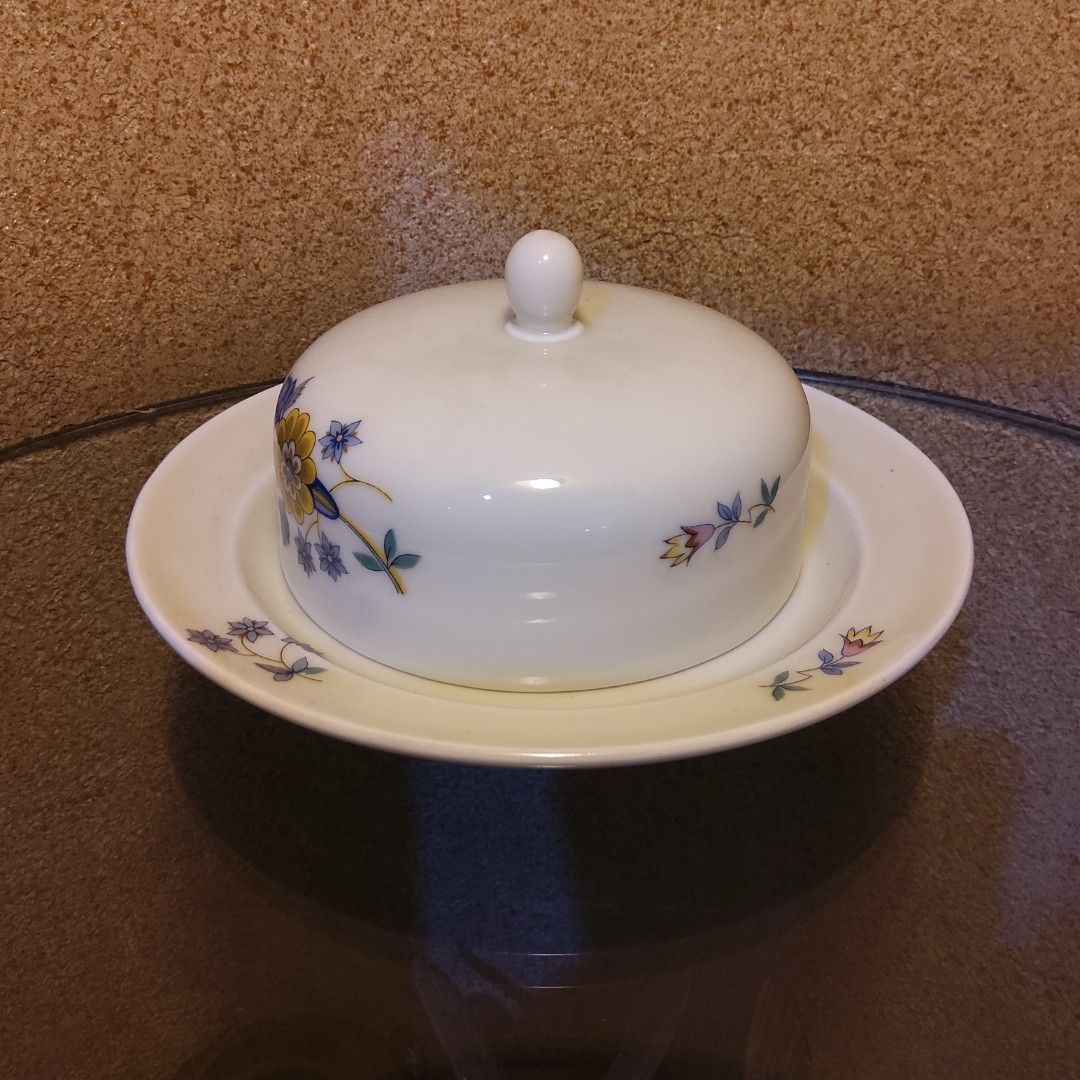 Vintage Butter Dish by Bohemia Royal Ivory Made In Czech - Tempat ...