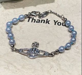 💎誠信賣家💎Vivienne Westwood 串珠土星圖案黃銅手鍊男女同款情侶款64214998928257110