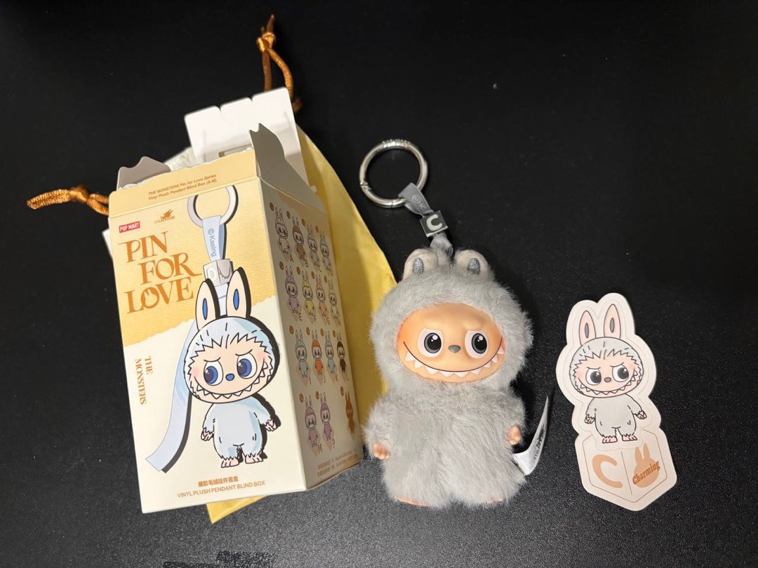 小物・アクセサリー PIN FOR LOVE LABUBU Labubu The Monsters Pin for Love Vinyl Plush Pendant Series