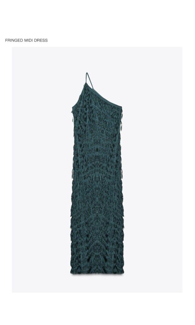 ZARA FRINGED MIDI DRESS (Category: Dresses) located in Manila. Submitted by bkperks.atbp (Listing ID 1394025962, Image 2). Description: ‼️BRAND NEW AND OG ZARA SALE‼️ SMALL ON TAG🏷️ I CAN SEND ACTUAL PHOTOS OF THE ITEM💕.