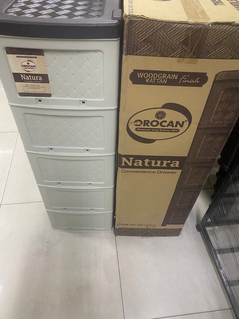 5 layer natural orocan drawer (Category: Shelves, Cabinets & Racks) located in Manila. Submitted by jelai.cybyb (Listing ID 1394210827, Image 1). Description: .