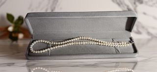 925純銀5-6mm天然珍珠項鍊有證書64203548248450110