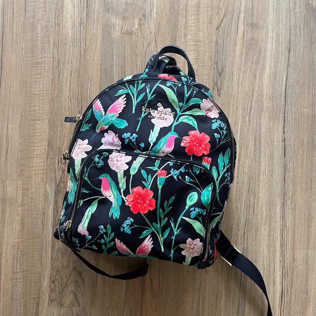 authentic kate spade floral backpack (Category: Backpacks) located in Manila. Submitted by maechann (Listing ID 1394283192, Image 2). Description: - bought for 5k+ - authentic - peeling leather but can be easily repaired .