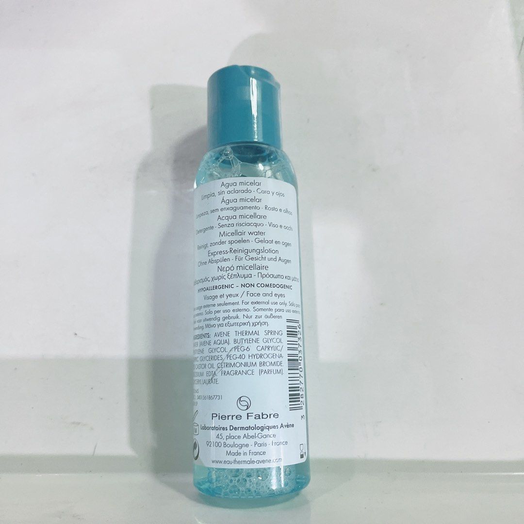 AVENE CLEANANCE MICELLAR WATER 100ml (Category: Face Care) located in Manila. Submitted by lessentiel.ph (Listing ID 1394221022, Image 2). Description: .