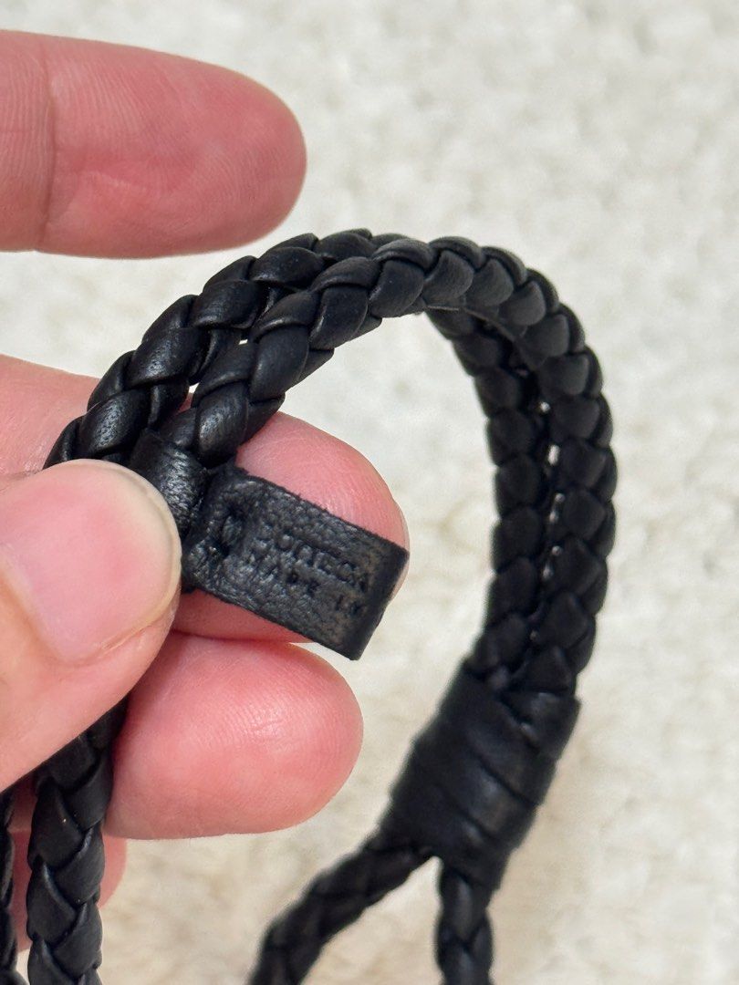 BOTTEGA VENETA LEATHER BRACELET (Category: Luxury Accessories) located in General Trias. Submitted by camellia_fashion (Listing ID 1394381353, Image 2). Description: 💯 authentic Bracelt only Flaws nawala yung silver logo.