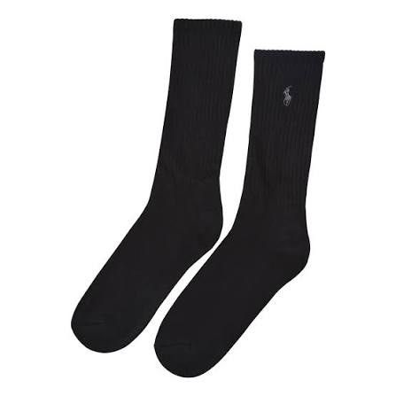 Brand new RL Crew socks black. OSFM (Category: Socks) located in Muntinlupa City. Submitted by becklox (Listing ID 1394292740, Image 2). Description: For sale. Brand new RL Crew socks. OSFM Color: White / Black Length: high ankle Type: crew 1-2 pairs only ₱180 per pair. If 3 or more pairs, ₱150 per pair only. Shipping via JRS / Lalamove at buyer’s expense. Item location: NCR IG/FB: gibbyscloset .