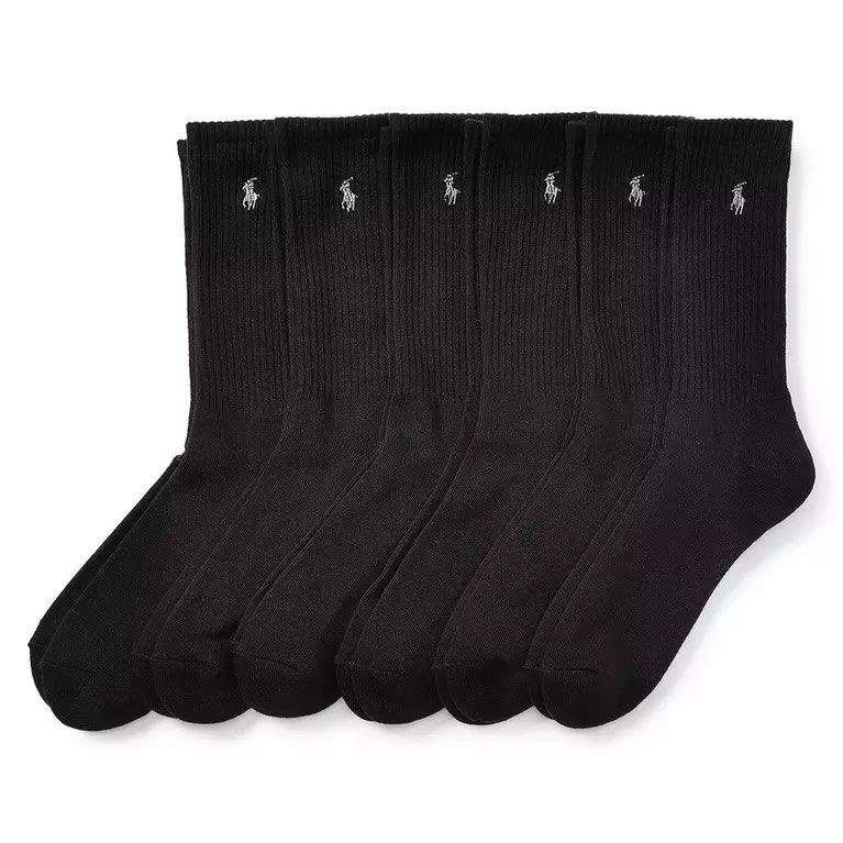 Brand new RL Crew socks black. OSFM (Category: Socks) located in Muntinlupa City. Submitted by becklox (Listing ID 1394292740, Image 1). Description: For sale. Brand new RL Crew socks. OSFM Color: White / Black Length: high ankle Type: crew 1-2 pairs only ₱180 per pair. If 3 or more pairs, ₱150 per pair only. Shipping via JRS / Lalamove at buyer’s expense. Item location: NCR IG/FB: gibbyscloset .