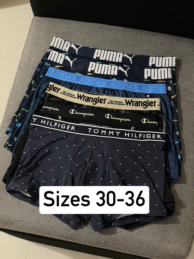 Branded Boxer Briefs Sizes 30-36 Set1, Men's Fashion, Bottoms ...