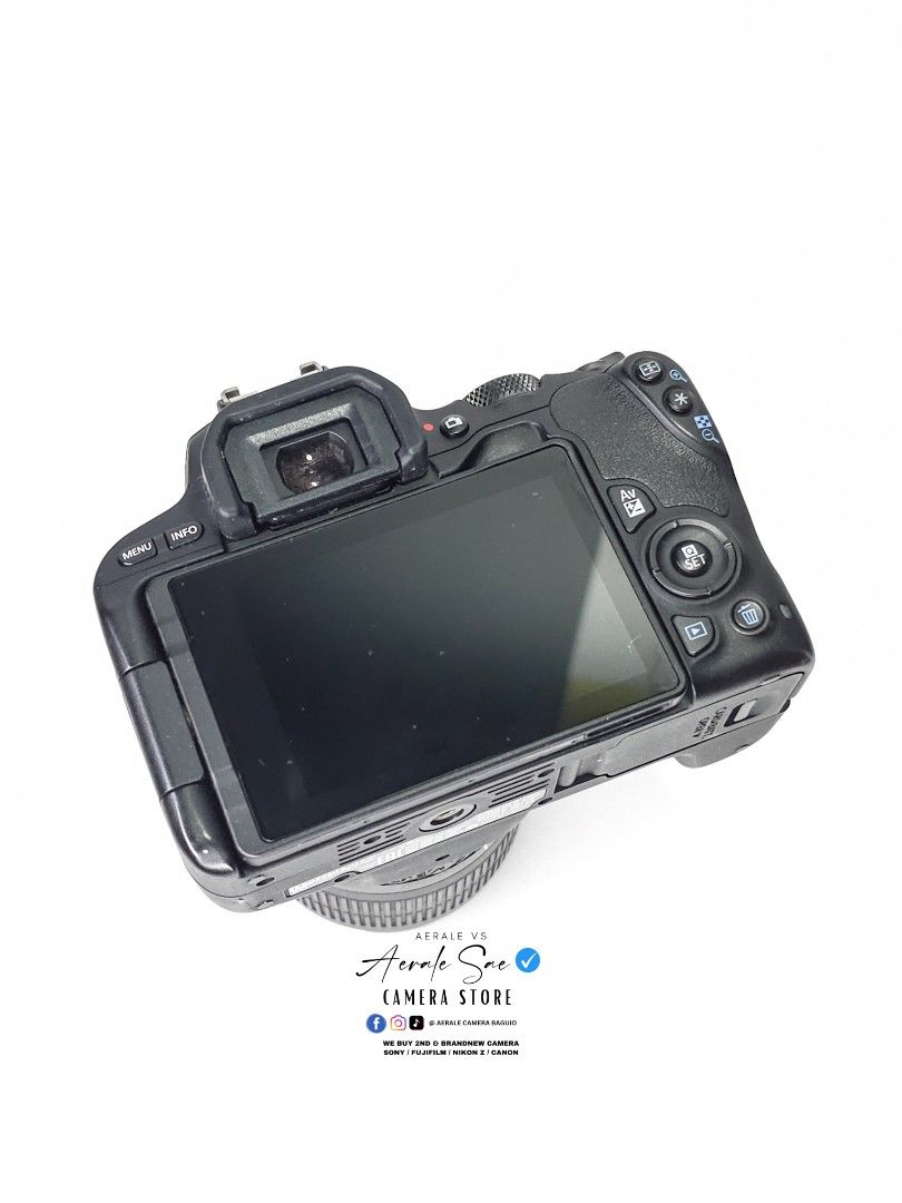 Canon 200D (SL2) + 18-55mm Lens (Category: Cameras) located in Baguio. Submitted by aeralecamerastore (Listing ID 1394396095, Image 3). Description: CANON 200D ( SL2 ) + 18-55MM LENS P 20,500 No issues Cosmetics ; 9/10 ( minor sign of usage ) Clean sensor All buttons working Actual Photo Posted 📷 📍 Open For Cash on delivery anywhere in the Philippines 🇵🇭 We accept Cash on Pick-UP LBC 📦 Inclusions : 📦 What's Included CANON 200D + 18-55mm Str