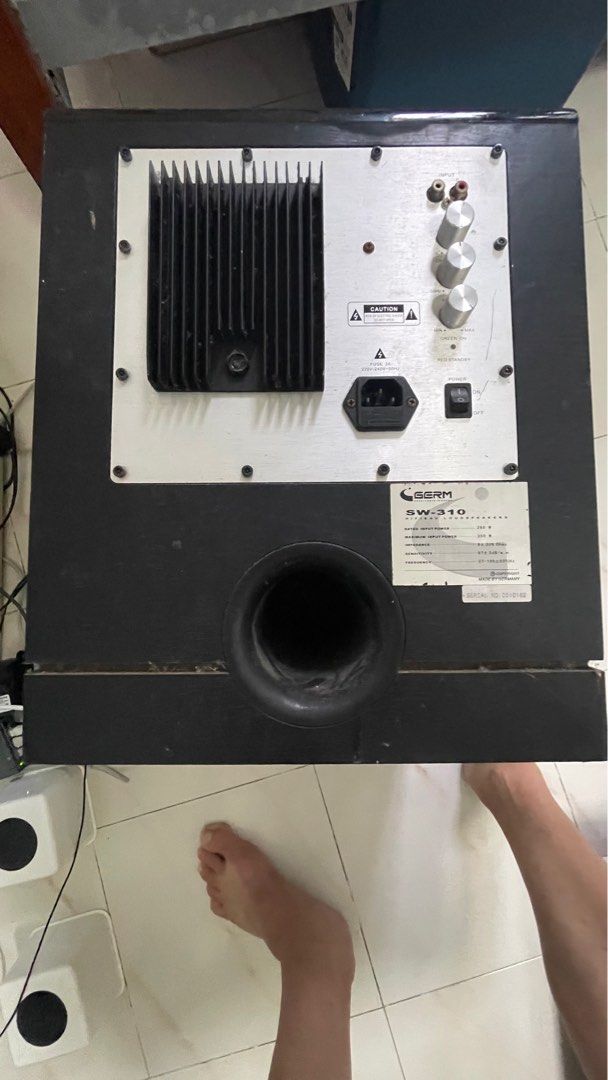Germ SW-310 HiFi/AV Loudspeaker Subwoofer63825887626497111