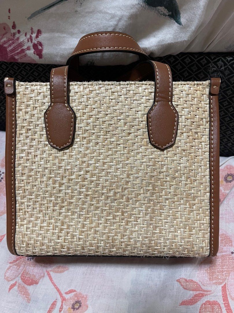 Guess Silvana Straw Mini Tote (Category: Shoulder Bags) located in Quezon City. Submitted by mythingsandeverything (Listing ID 1394332651, Image 3). Description: FOR SALE!! Brand: Guess Origin: Japan Color: Brown - Silvana Mini Woven Handbag .