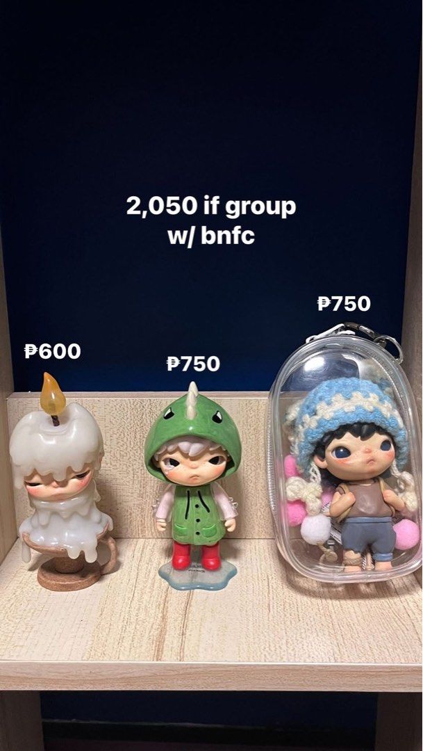 Hirono (Category: Designer & Blind Box Toys) located in Tarlac. Submitted by crdavid_ (Listing ID 1394329039, Image 3). Description: for sale - pwede bilhin by set, by group, or tingi - set: ₱6,000 - by group: ₱2000-₱2100 - complete inclusion - mop: metrobank and gcash - mod: j&t or lalamove - loc: tarlac/dau pampanga(weekdays)/valenzuela(weekdays).