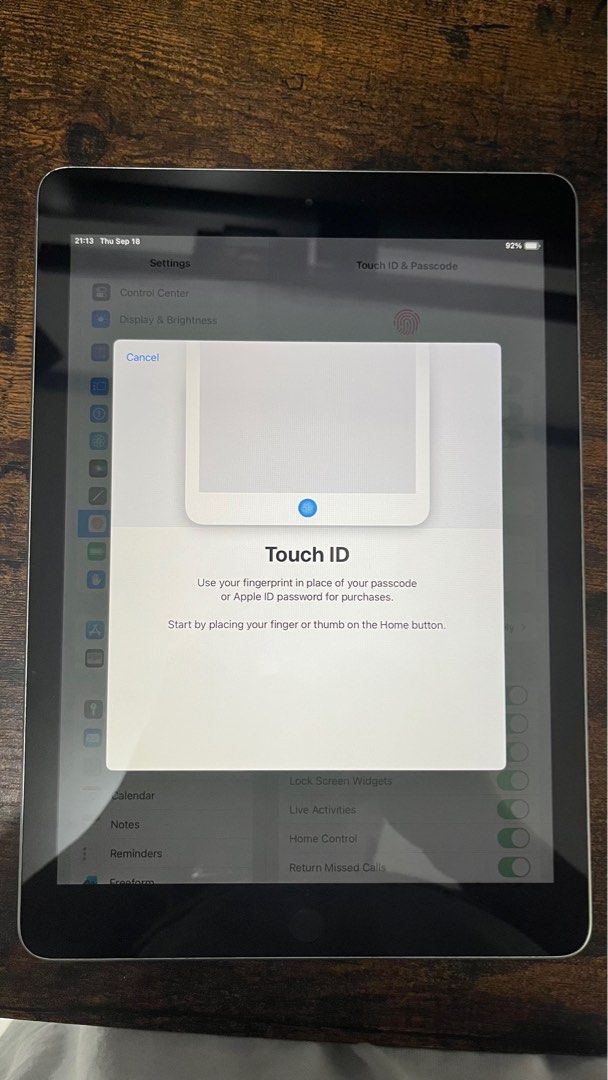 Ipad 6th Gen 128GB (Category: iPad) located in Caloocan City. Submitted by safegadgetsph (Listing ID 1394327435, Image 3). Description: Ipad 6th Generation ✅ Touch ID (Fingerprint) ✅ 17.7.8 iOS Version ✅ Factory Unlocked (Unli Reset) ✅ No history of Repair ✅ No issue Inclusions: Unit Charger Open for COD / COP / Meetup Ps. SLIGHTLY negotiable for SURE BUYERS only. Wag na magchat pagbarat .